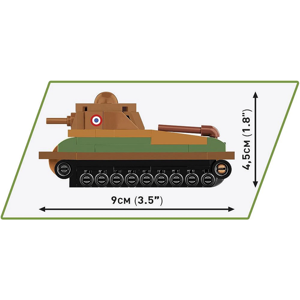 COBI: Somua S-35 френски танк конструктор (3093) изображение 4