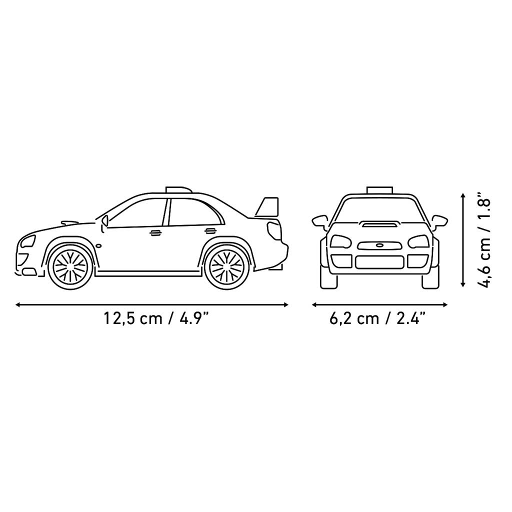 COBI: Subaru Impreza WRC 2003 автомобилен конструктор (24650) изображение 4