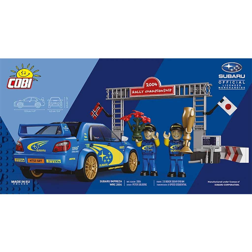 COBI: Subaru Impreza WRC 2004 автомобилен конструктор (24652) изображение 2