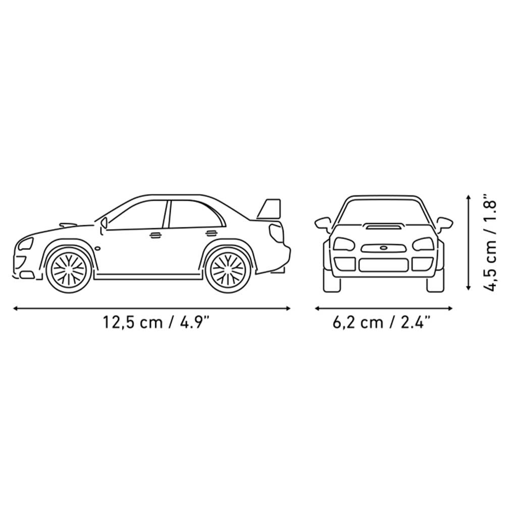 COBI: Subaru Impreza WRC 2004 автомобилен конструктор (24652) изображение 4