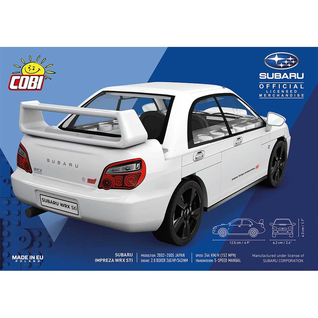 COBI: Subaru Impreza WRX STI автомобилен конструктор (24649) изображение 2