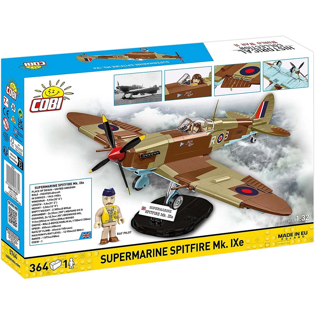 COBI: Supermarine Spitfire Mk. IXe самолет строителен комплект (5764) изображение 10