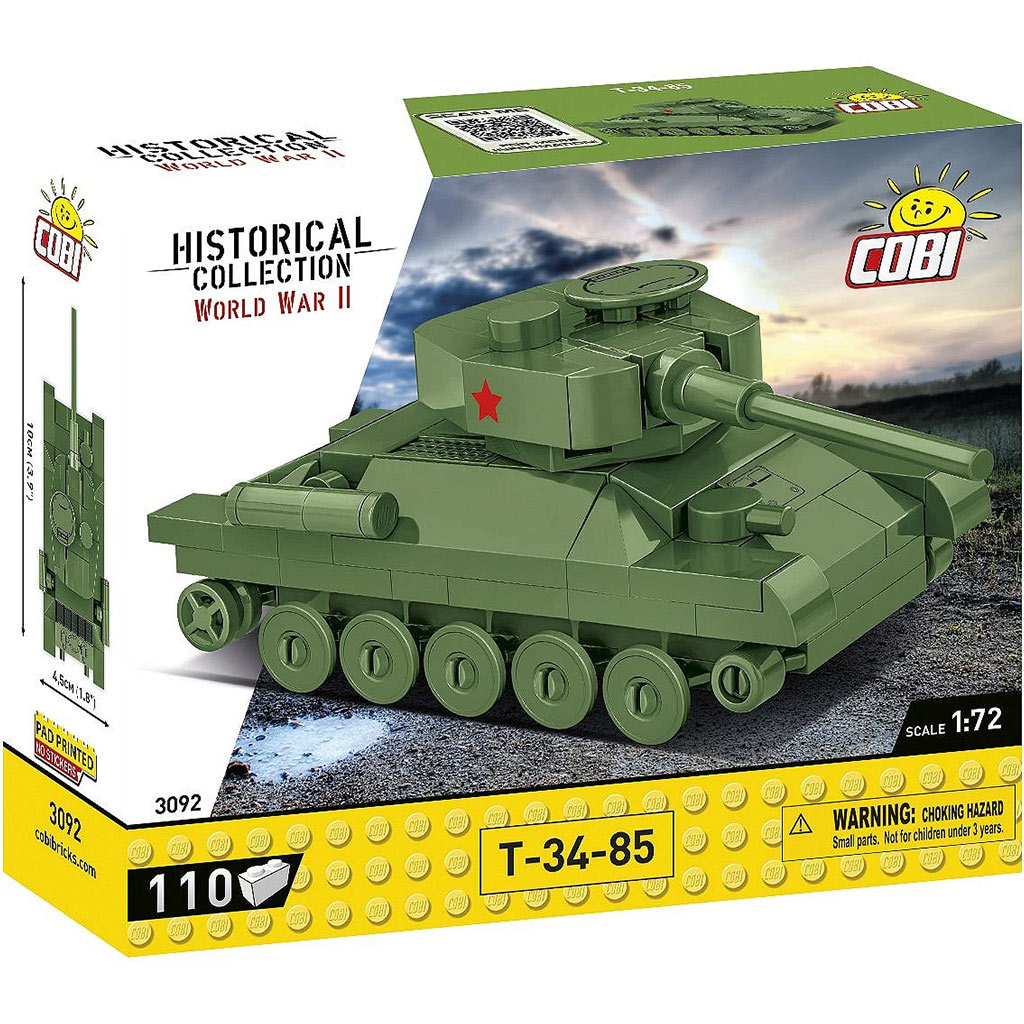 COBI: T-34/85 съветски танк конструктор (3092) изображение 1
