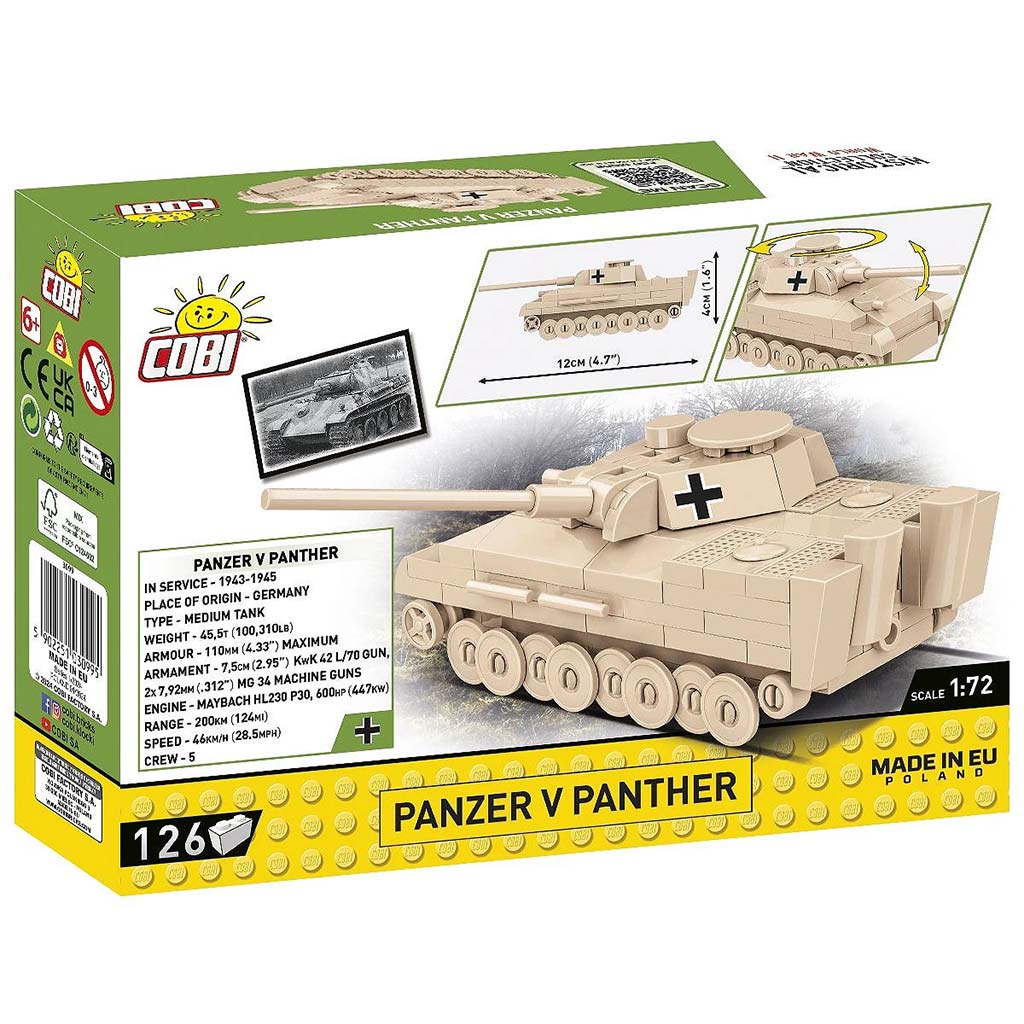 COBI: Танкове V Panther строителен комплект (3099) изображение 5