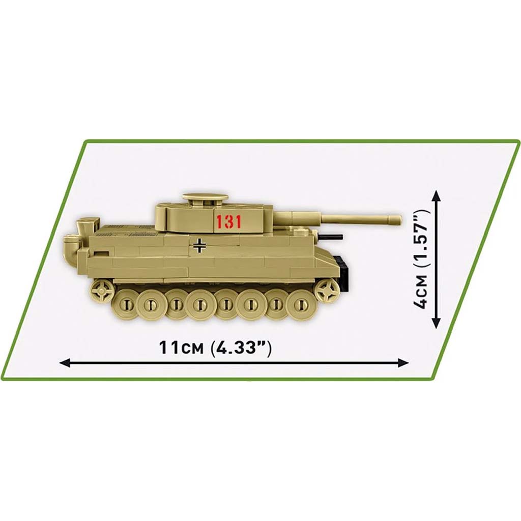 COBI: Tiger I 131 танк конструктор (3095) изображение 3