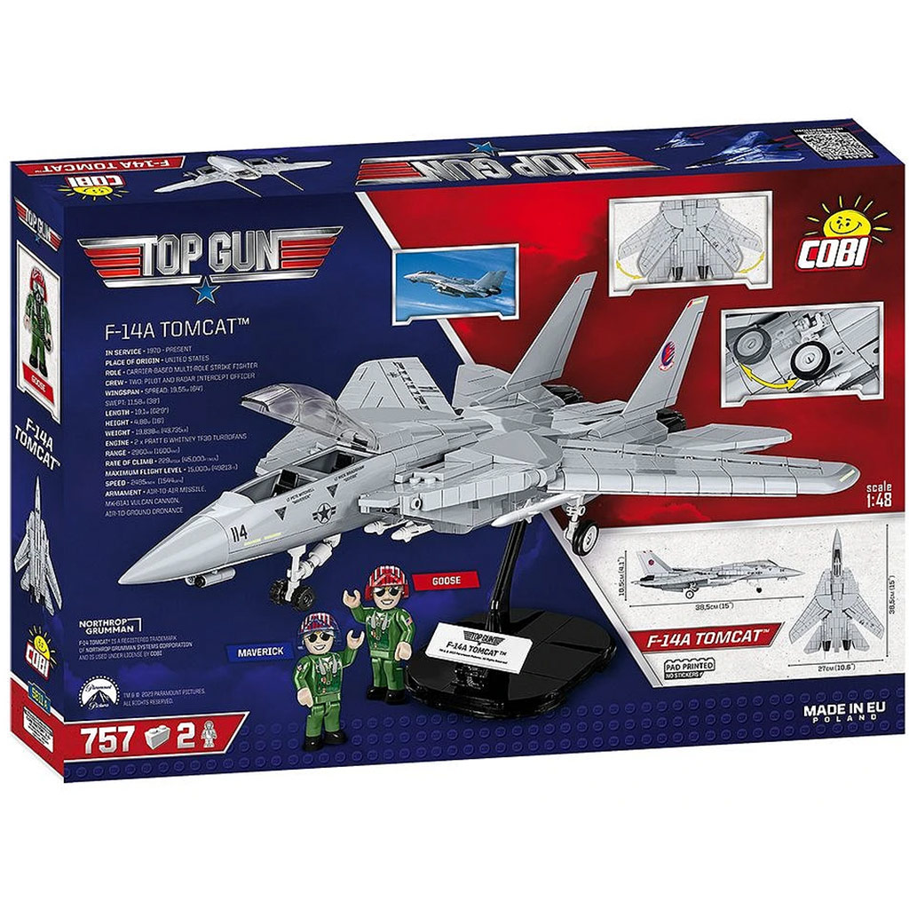 COBI: Top Gun F-14A Tomcat™ конструктор (5811A) изображение 8