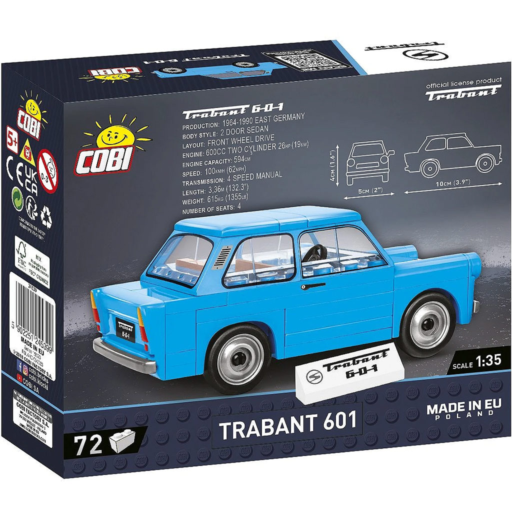 COBI: Trabant 601 конструктор (24539) изображение 4