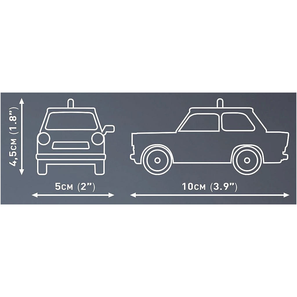 COBI: Trabant 601 Polizei конструктор (24541) изображение 3