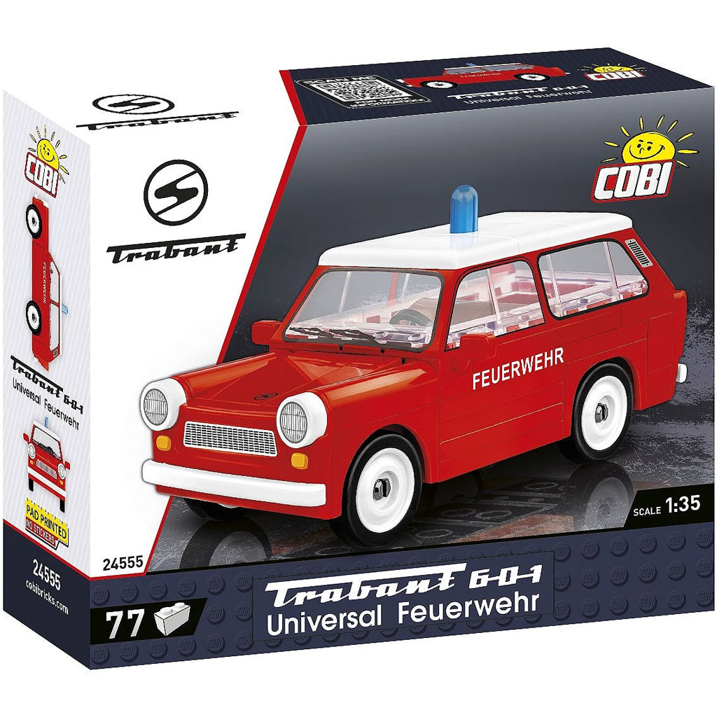 COBI: Трабант 601 пожарна кола конструктор (24555) изображение 1