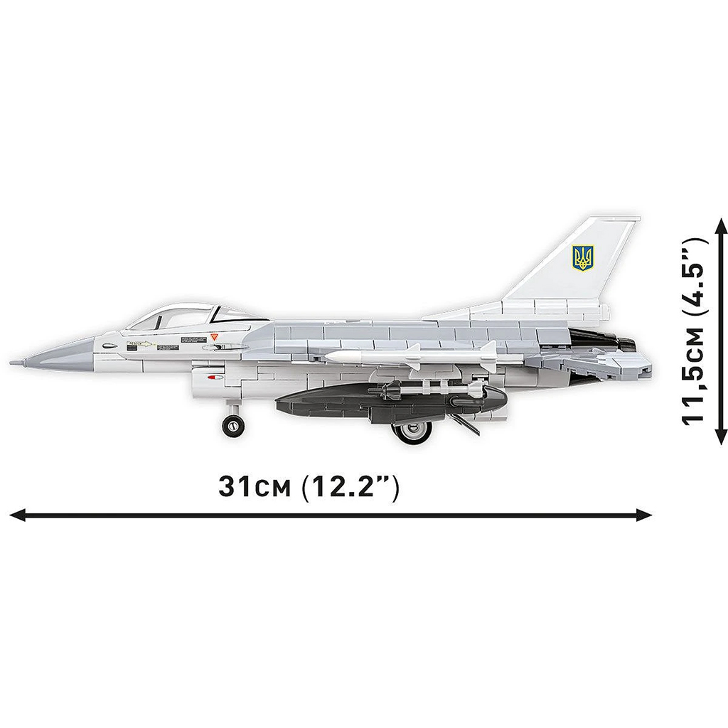 COBI: Въоръжени сили F-16AM Fighting Falcon конструктор (5893) изображение 6