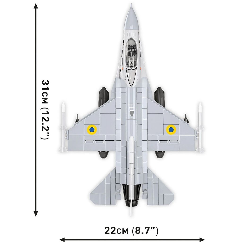 COBI: Въоръжени сили F-16AM Fighting Falcon конструктор (5893) изображение 7