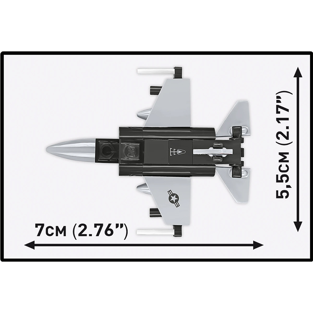 COBI: Въоръжени сили F-16D Fighting Falcon конструктор (5941) изображение 4