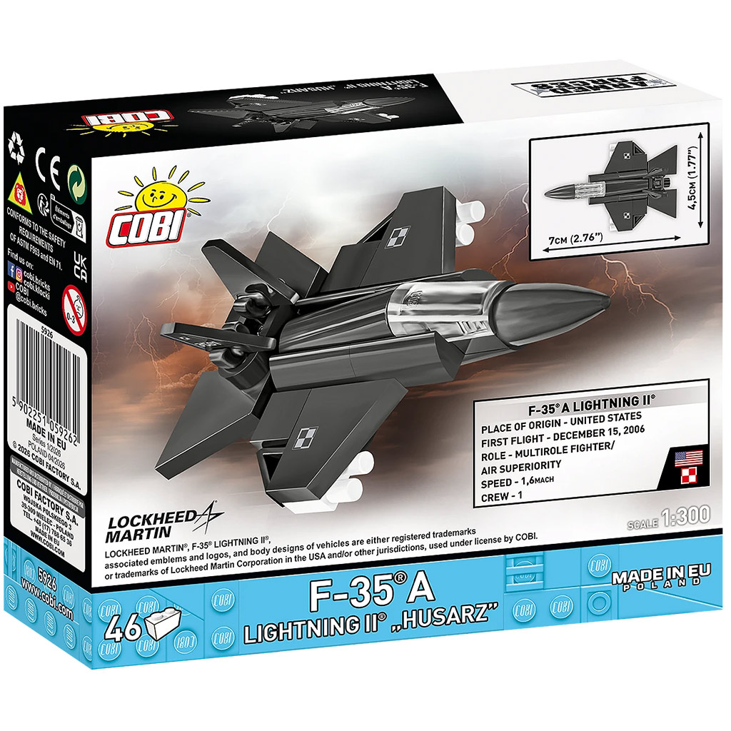 COBI: Въоръжени сили F-35A Lightning II "Хусар" конструктор (5926) изображение 4