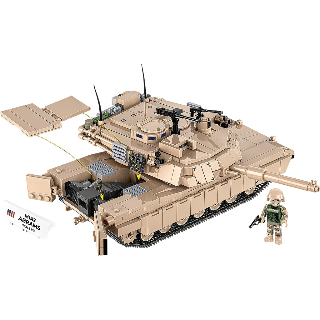 COBI: Въоръжени сили M1A2 Abrams конструктор (2632) изображение 3