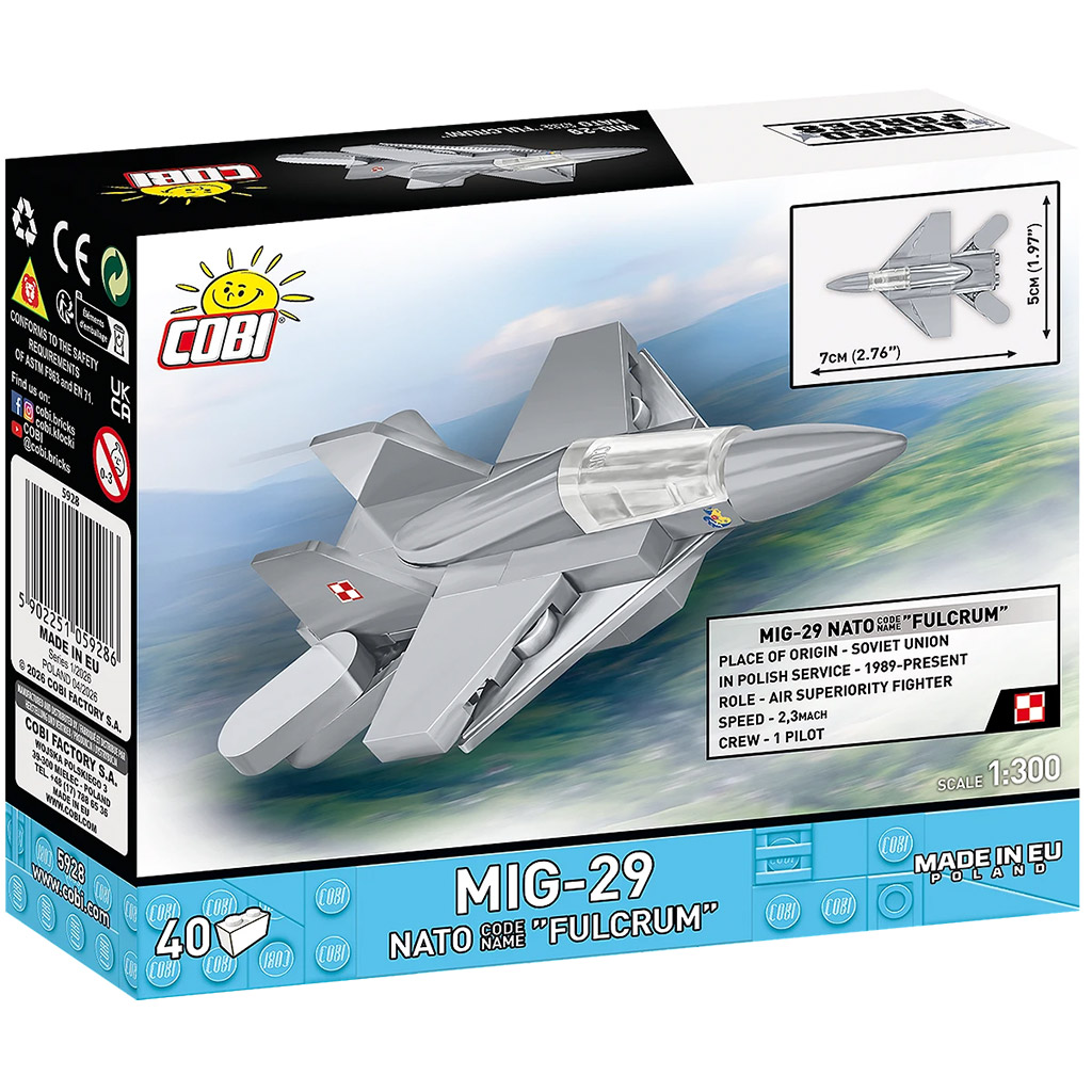COBI: Въоръжени сили MiG-29 НАТО "Fulcrum" конструктор (5928) изображение 4