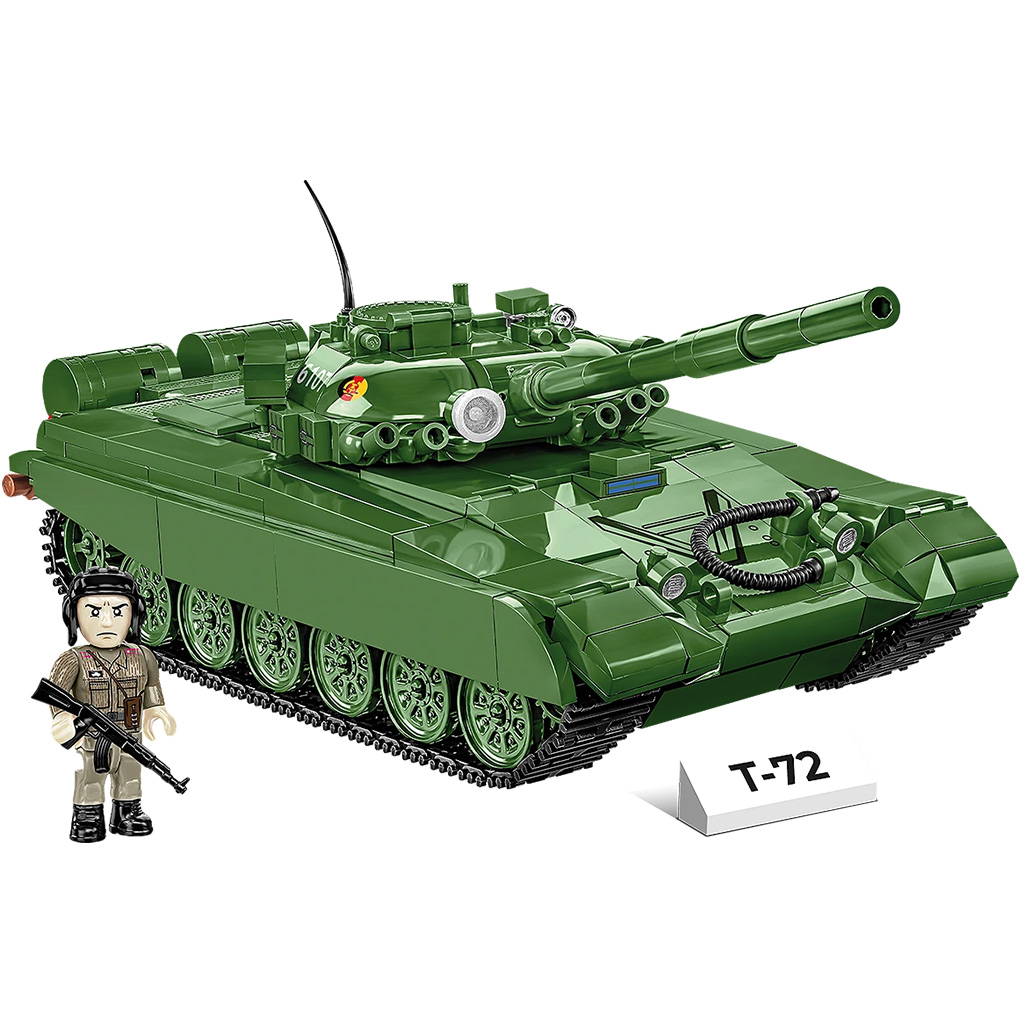 COBI: Въоръжени сили T-72 (Източна Германия/Съветски) танк конструктор (2625) изображение 2