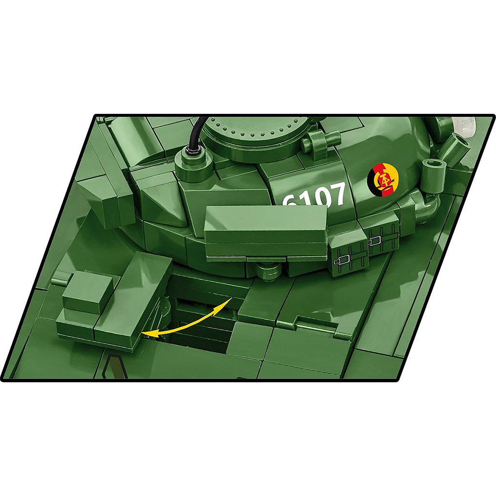 COBI: Въоръжени сили T-72 (Източна Германия/Съветски) танк конструктор (2625) изображение 4