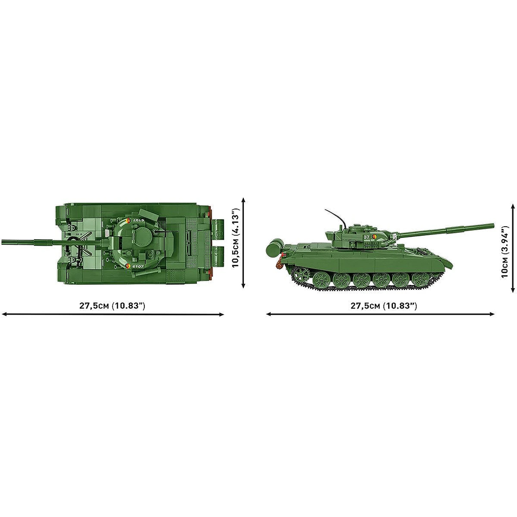 COBI: Въоръжени сили T-72 (Източна Германия/Съветски) танк конструктор (2625) изображение 9