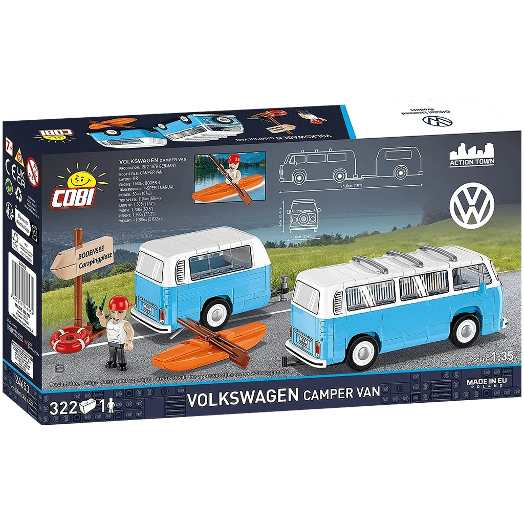 COBI: Volkswagen Camper строителна играчка (24653) изображение 3