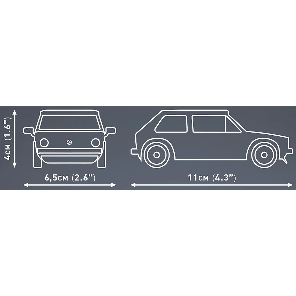 COBI: Volkswagen Golf Mk1 конструктор (24613) изображение 4