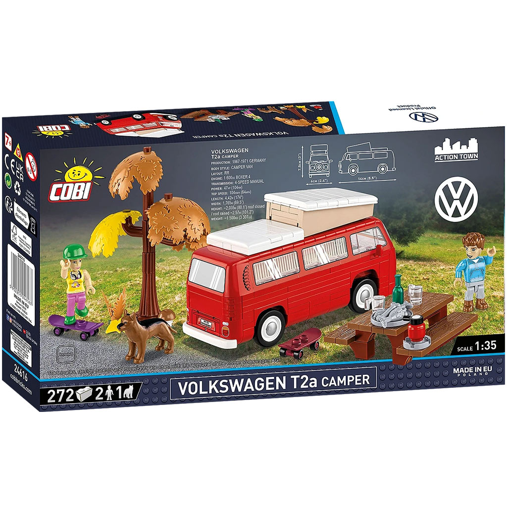 COBI: Volkswagen T2a Camper конструктор (24616) изображение 8