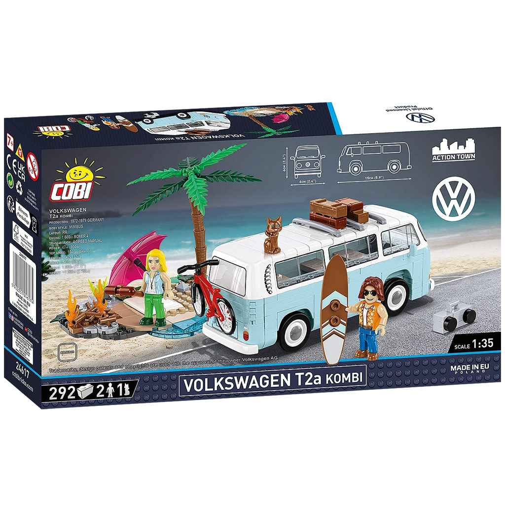 COBI: Volkswagen T2a Kombi строителна играчка (24617) изображение 6
