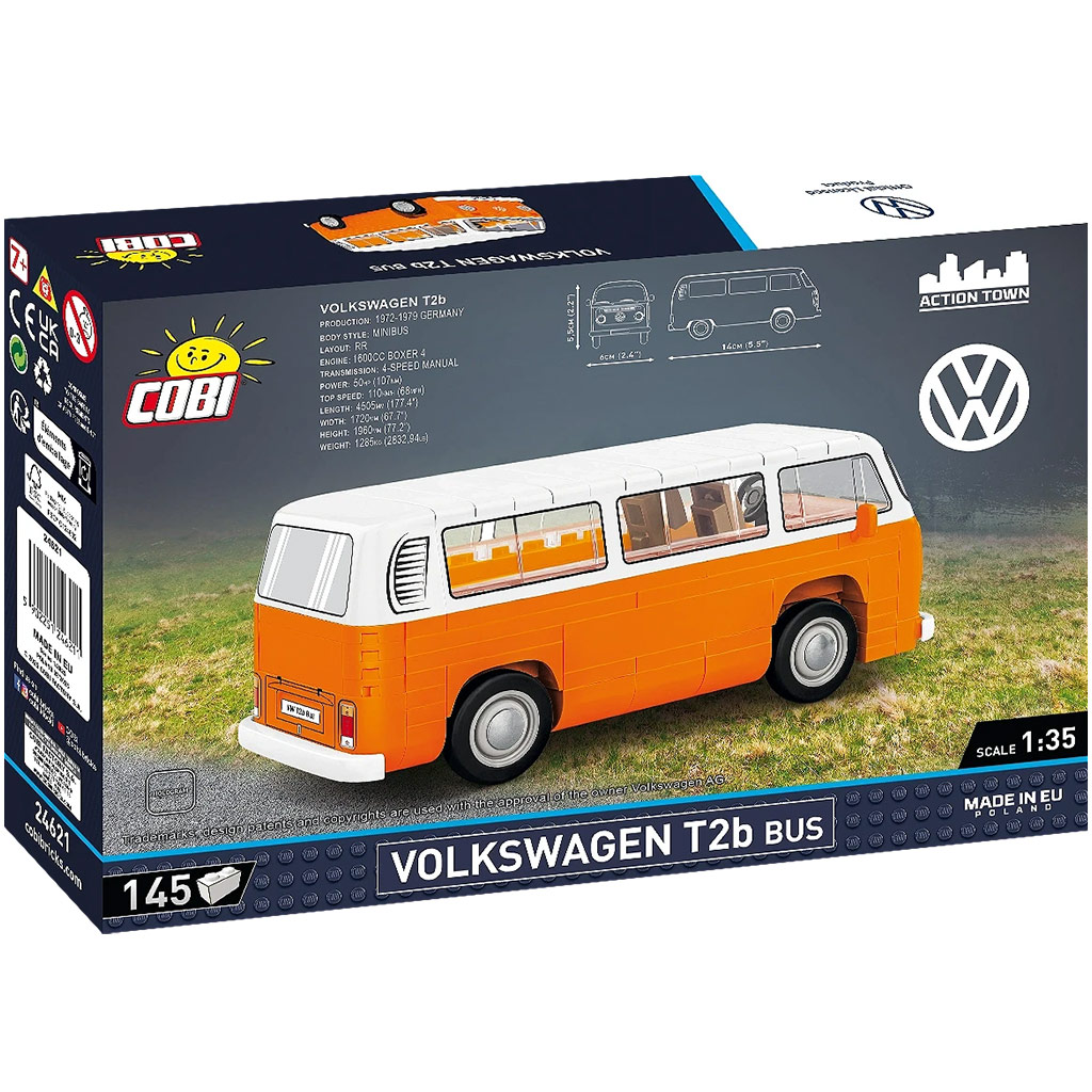 COBI: Volkswagen T2b автобус конструктор (24621) изображение 3