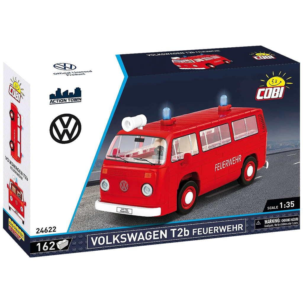 COBI: Volkswagen T2b Пожарна кола строителен комплект (24622) изображение 1