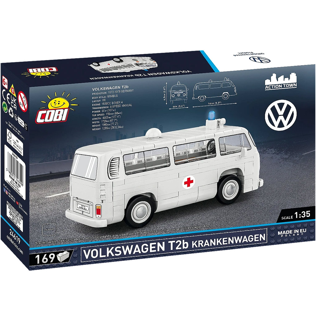 COBI: Volkswagen T2b спешна помощ строителна играчка (24619) изображение 3