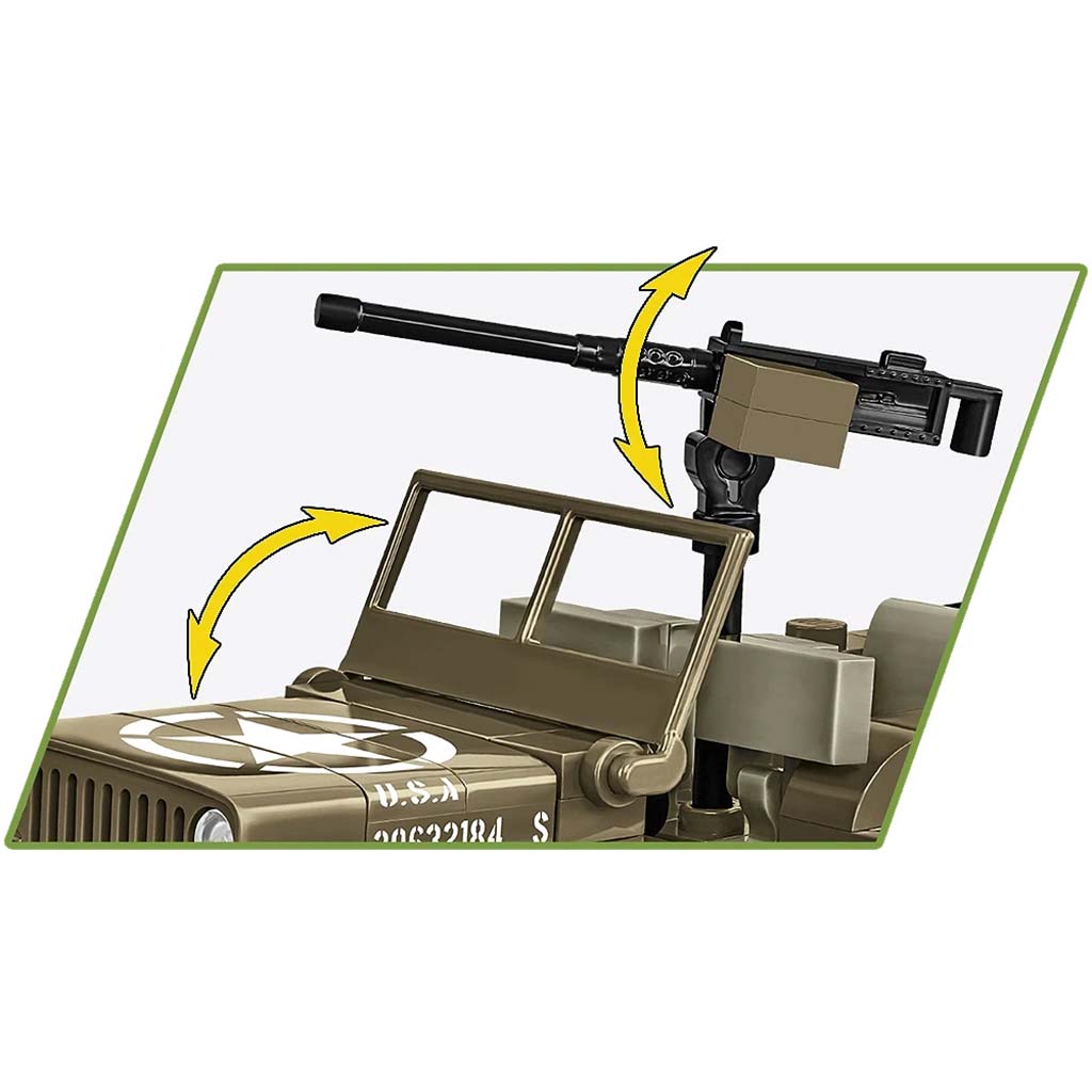 COBI: Willys MB танк строителен комплект (3133) изображение 4