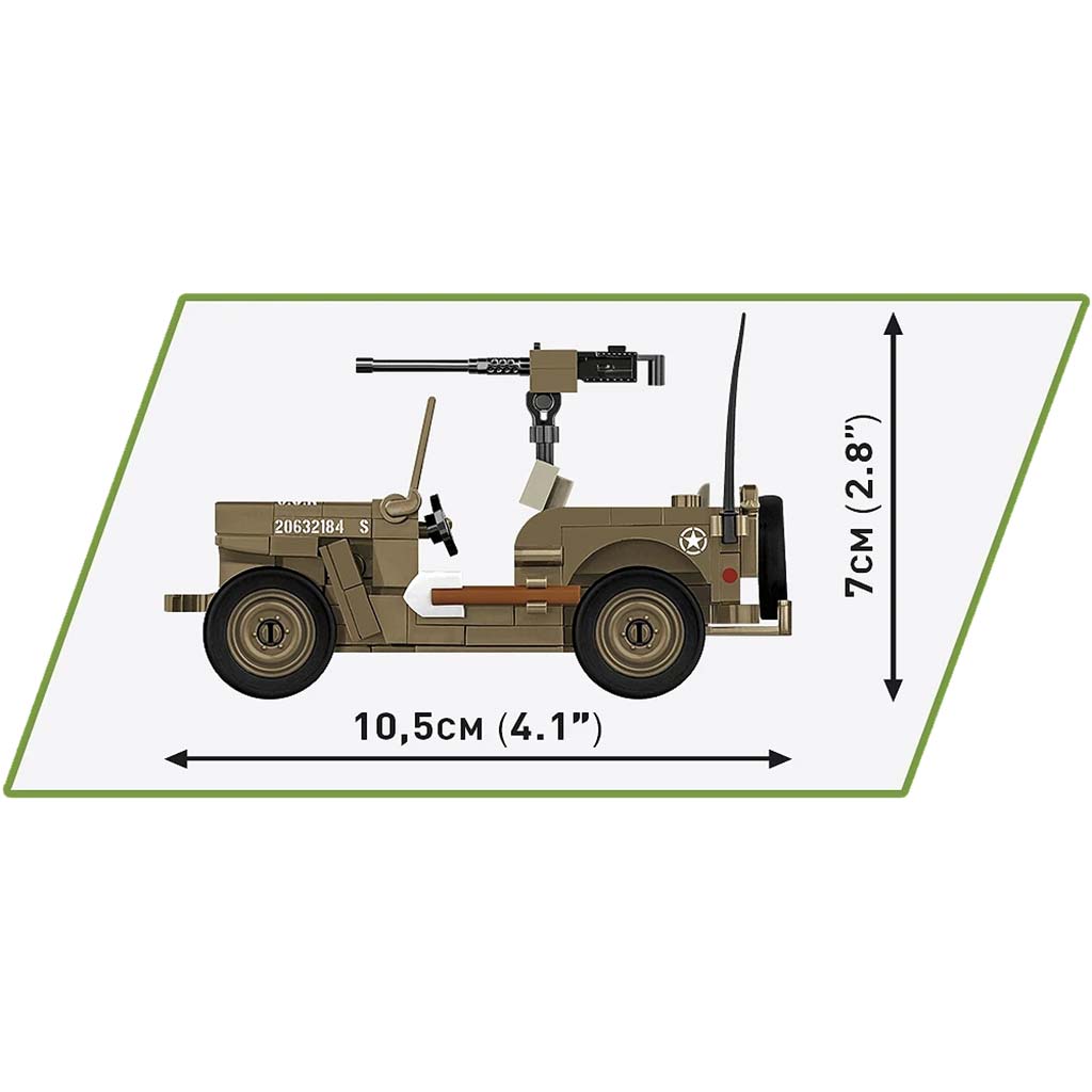 COBI: Willys MB танк строителен комплект (3133) изображение 6
