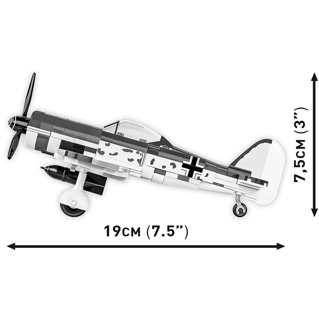 COBI: WW II Focke-Wulf FW 190 F-8 строителна играчка (5871) изображение 4
