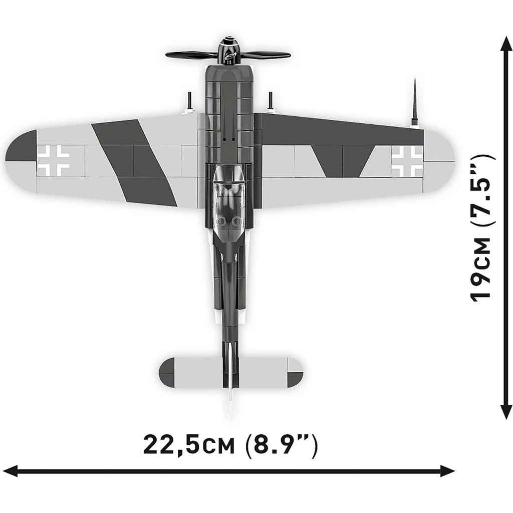 COBI: WW II Focke-Wulf FW 190 F-8 строителна играчка (5871) изображение 5