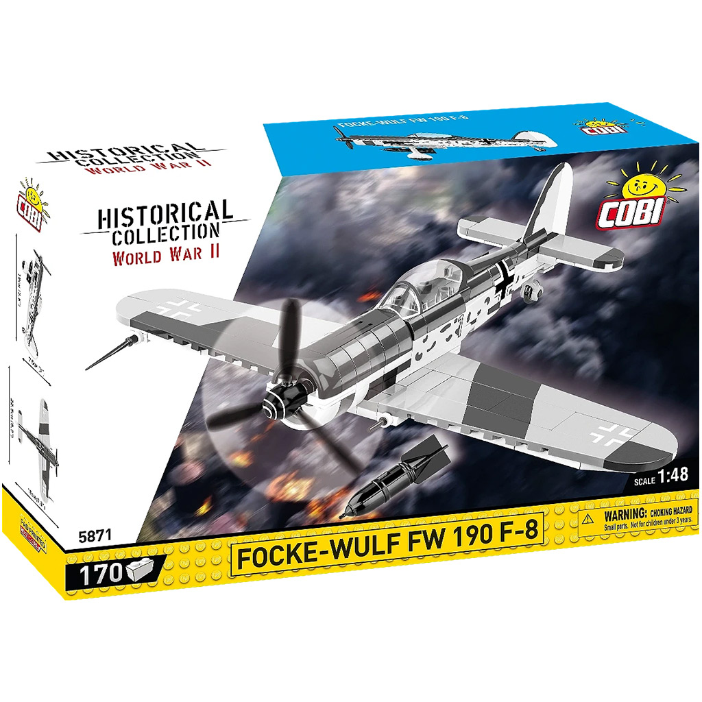 COBI: WW II Focke-Wulf FW 190 F-8 строителна играчка (5871) изображение 1