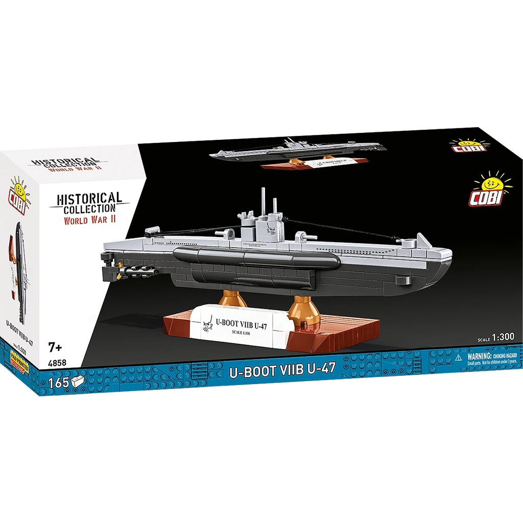 COBI: WW II Подводница VIIB U-47 конструктор (4858) изображение 1
