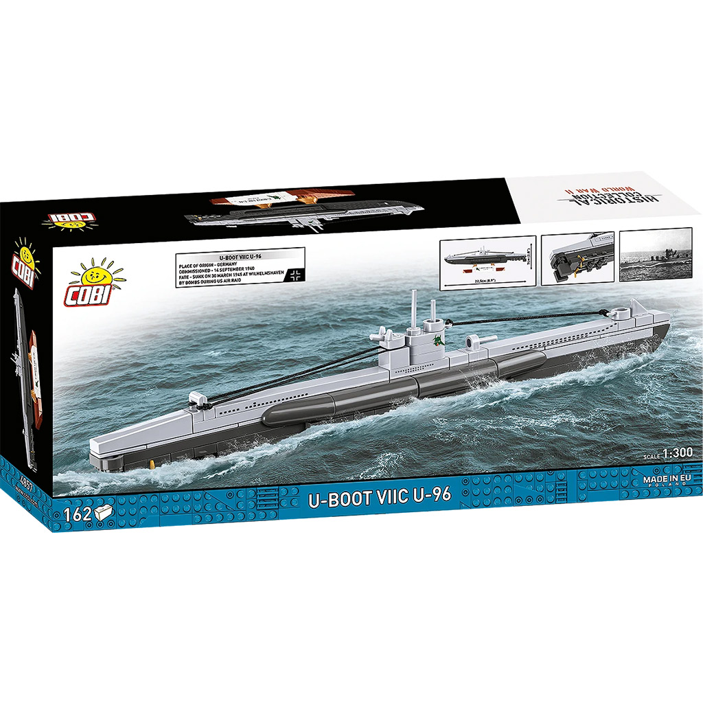 COBI: WW II Подводница VIIC U-96 конструктор (4857) изображение 6