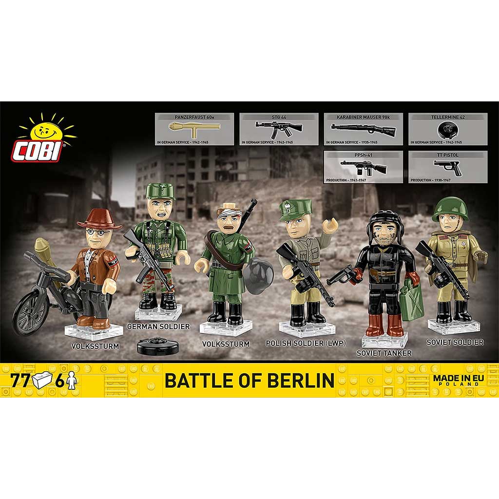 COBI: WWII Берлинска битка фигура комплект (2064) изображение 2