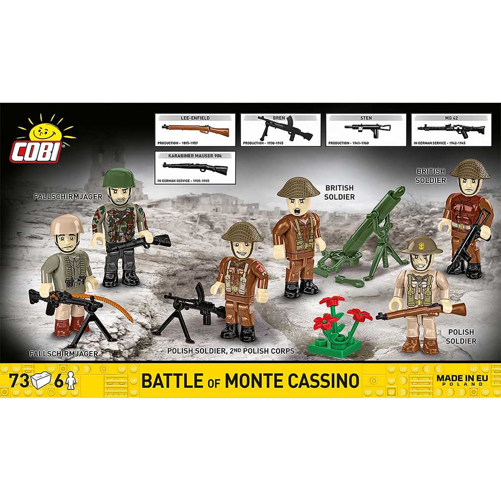 COBI: WWII фигура комплект от битката при Монте Касино (2063) изображение 2