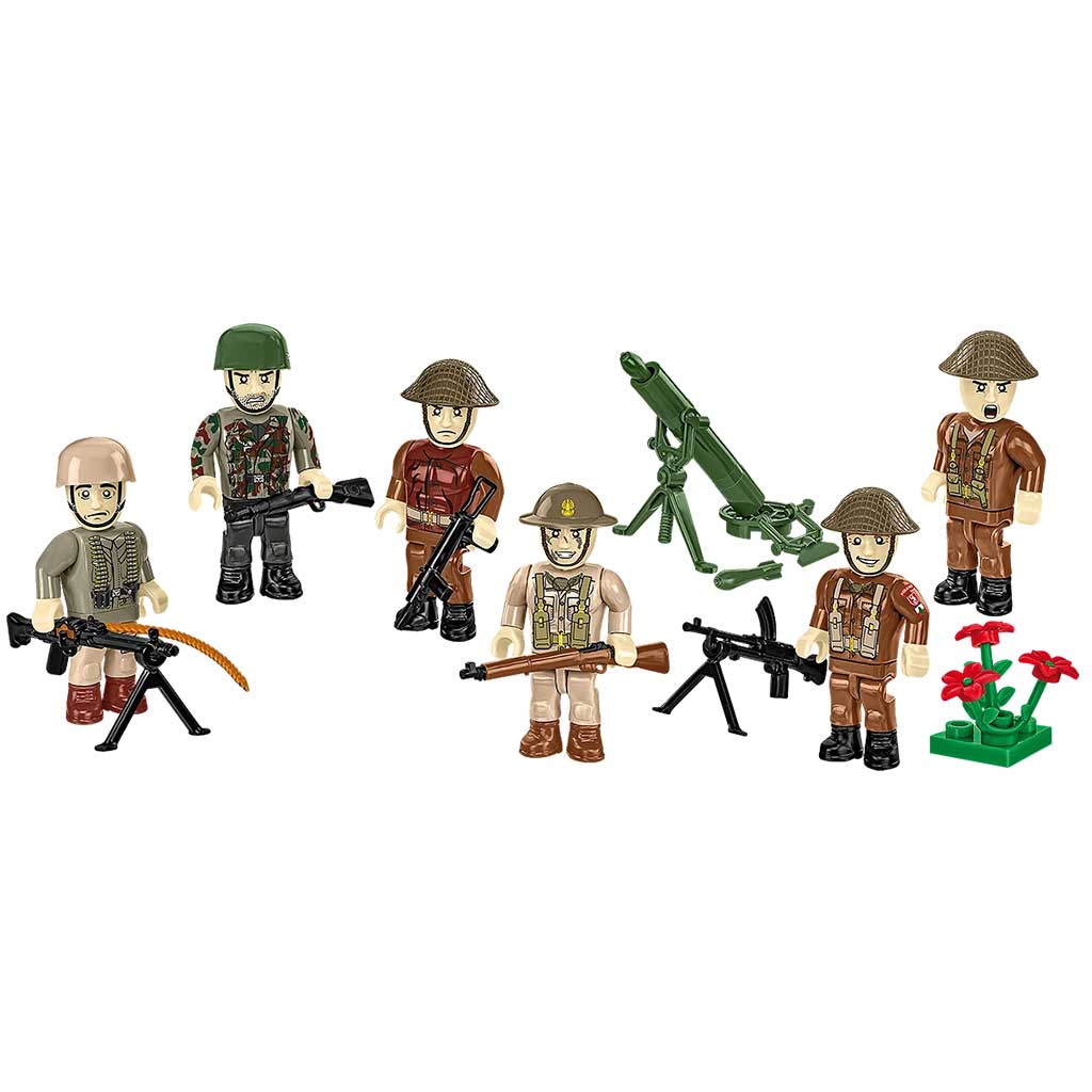 COBI: WWII фигура комплект от битката при Монте Касино (2063) изображение 3