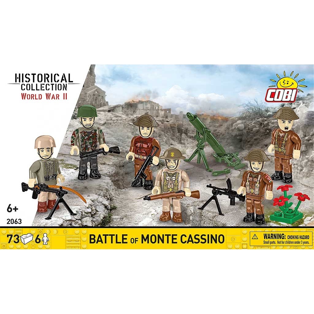 COBI: WWII фигура комплект от битката при Монте Касино (2063) изображение 1