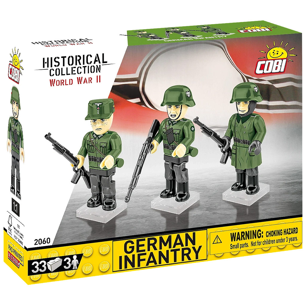 COBI: WWII Немска пехота фигура комплект (2060) изображение 1