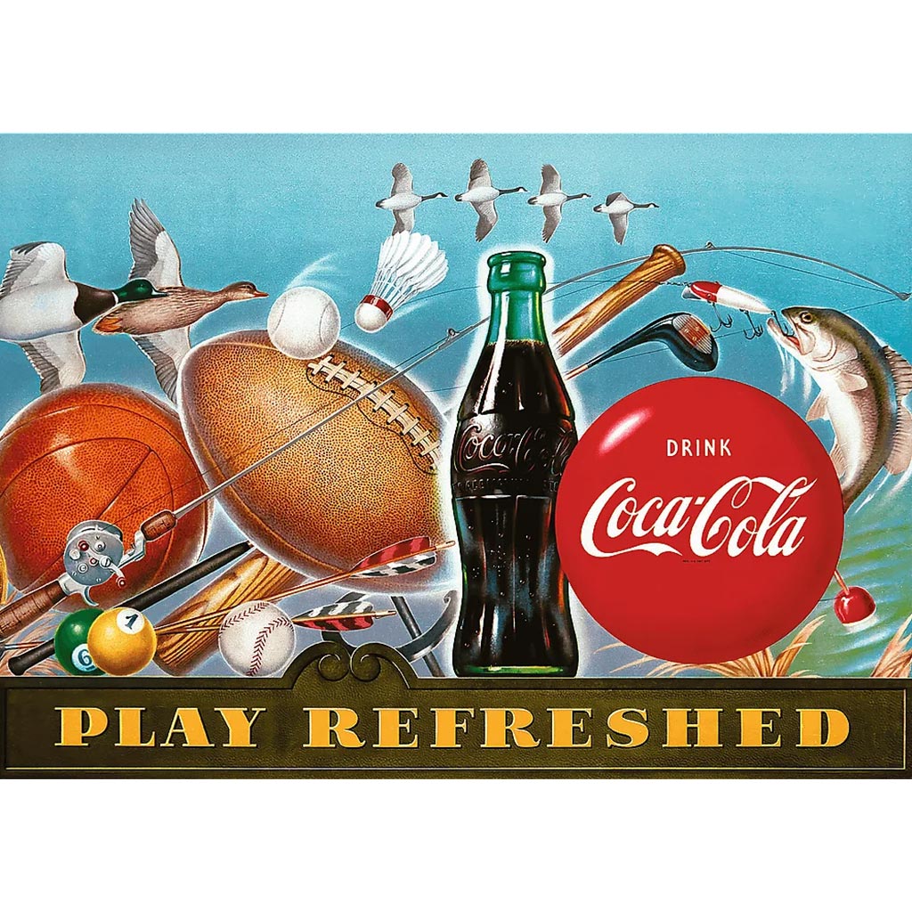 Coca-Cola освежаващият момент 1000бр. Премиум плюс качество пъзел - Trefl изображение 2