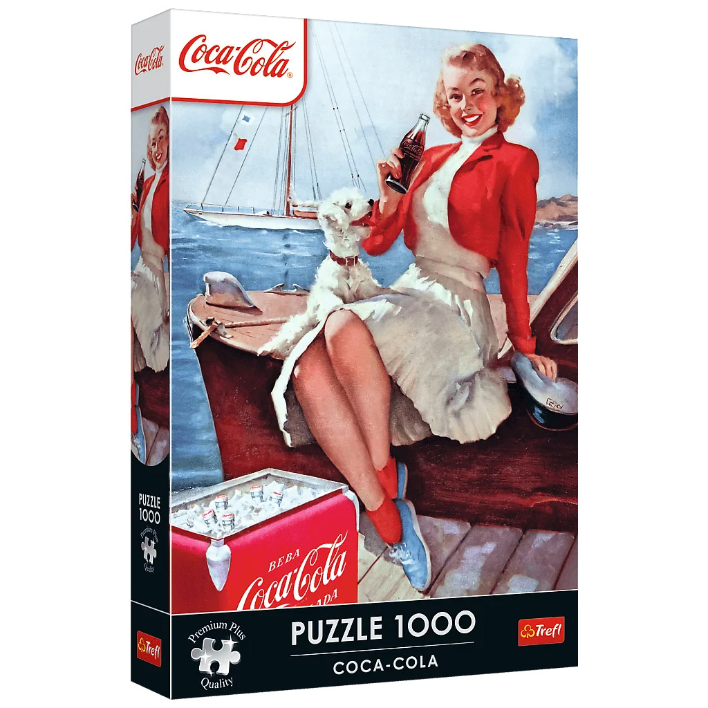 Coca-Cola плажен отдих 1000 части Промо плюс качество пъзел - Trefl изображение 1