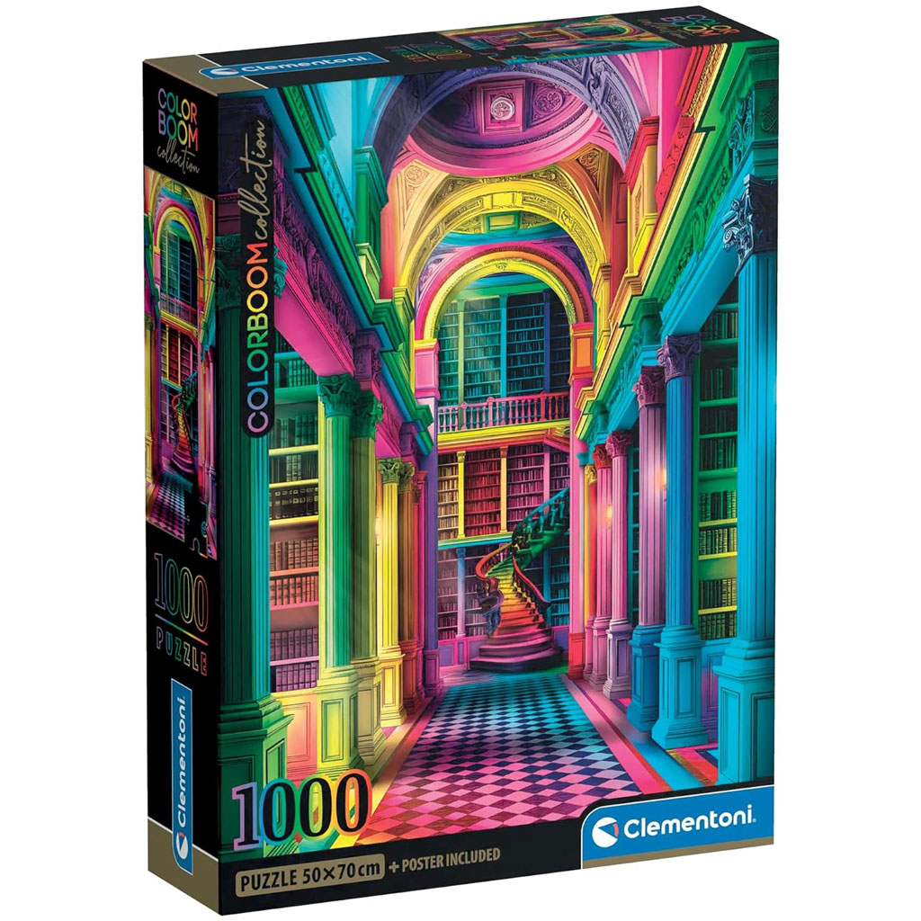 Colorbloom: Athenaeum 1000 части пъзел - Clementoni изображение 1