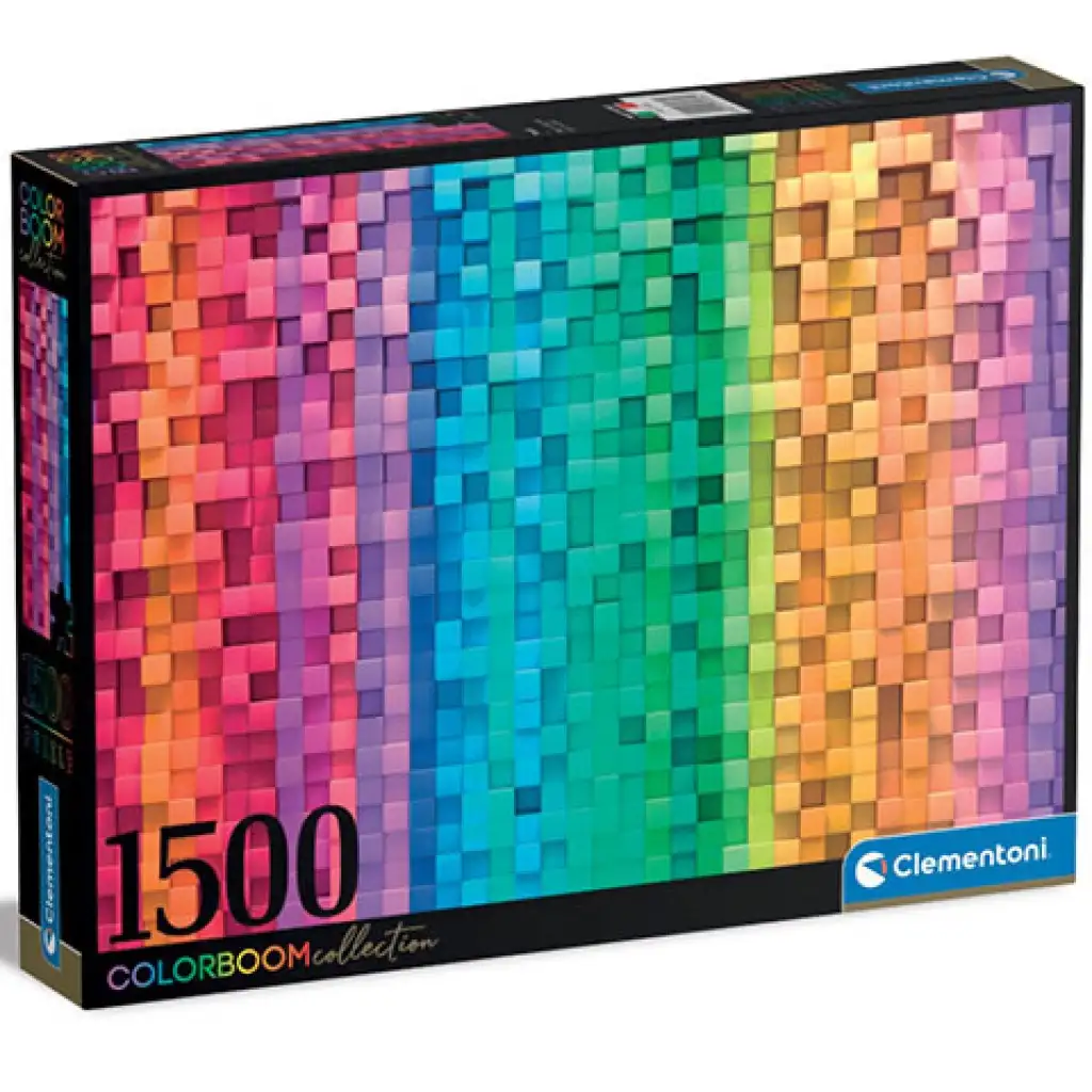 Colorboom Collection: Pixel пъзел 1500бр. - Clementoni изображение 1