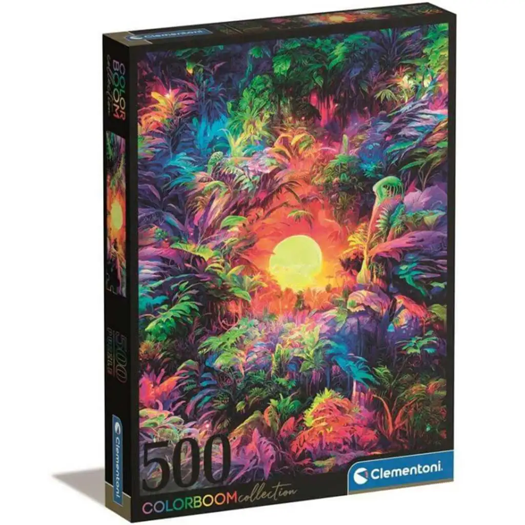 Colorboom: Психеделичен пъзел 500 части - Clementoni изображение 1