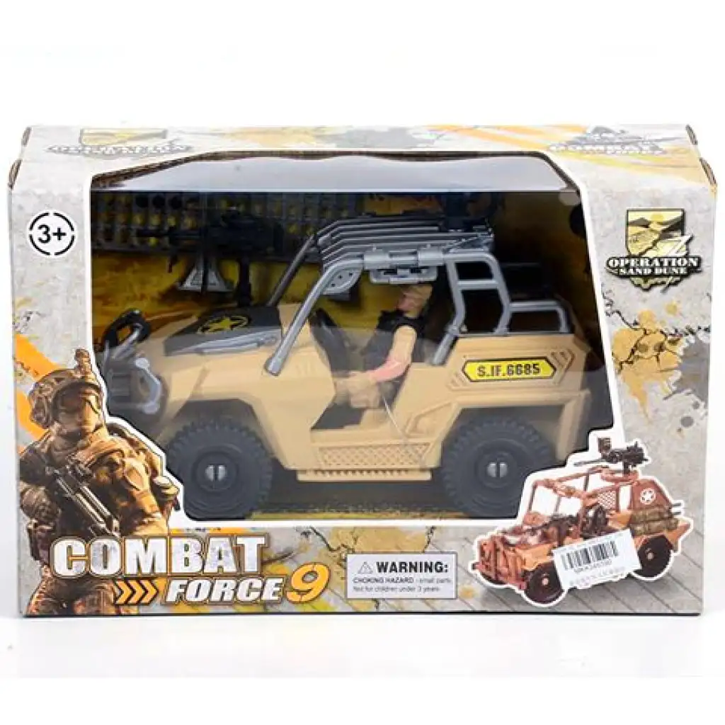 Combat Force 9 военно джип с фигурка за действие в различни варианти изображение 1
