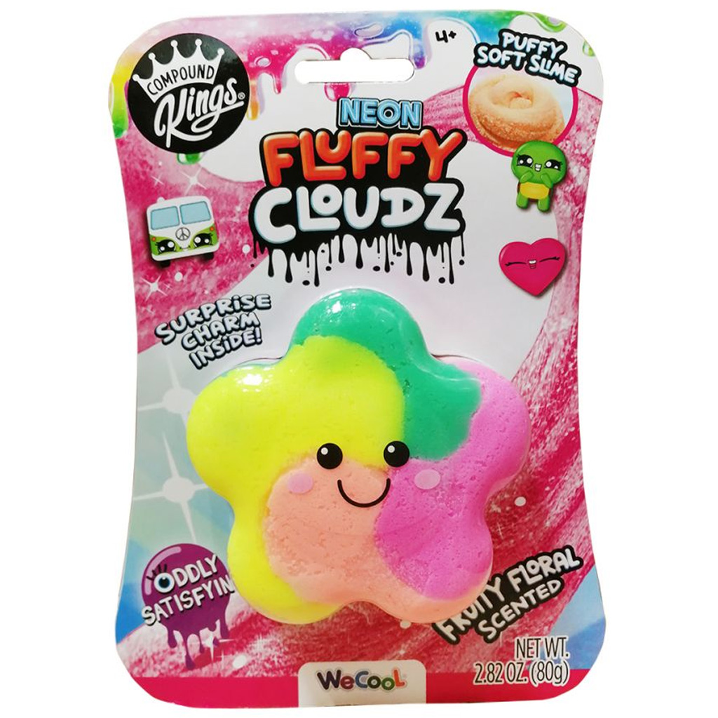 Compound Kings: Neon Fluffy Cloudz ароматен Слайм изображение 1