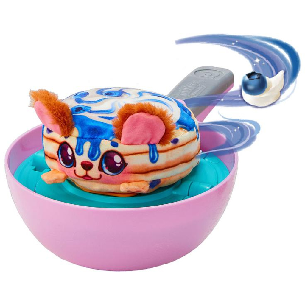 COOKEEZ Makery: Pancake Treatz тиган за палачинки комплект за игра с изненада плюшено животно изображение 2