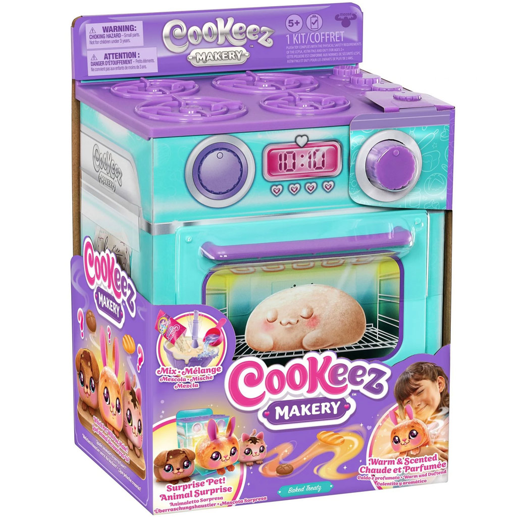 COOKEEZ Makery: Тюркоазен комплект за печене с изненада плюшено животно изображение 1